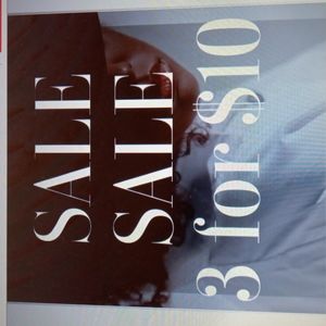 Sale 3 for $10 🥳🥳